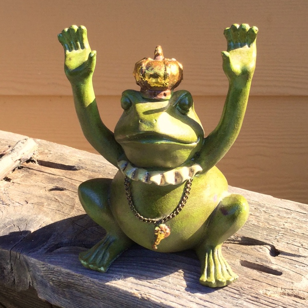Prince frog decor garden festival farmer’s market birthday party whimsical